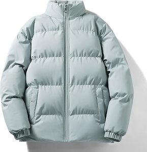 Blouson d'hiver pour homme 2025, style personnalisé, col montant, logo frontal, prix de gros, manches longues - Product Image 5