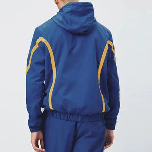 Wholesale Men Nylon Training <b>Zip</b> <b>Up</b> <b>Jackets</b> Jogger Pants Custom Logo Two Piece Nylon Windbreaker Tracksuit Men - Product Image 4