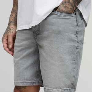 Pantalones Cortos de Mezclilla 2026 Personalizados para Hombre, Pantalones Cortos Casuales Holgados de Verano para Hombre, Servicio OEM - Product Image 5