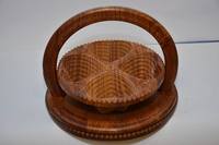 Paniers en bois pliables Panier en bois pliant, Panier à ressort en bois pour bol pliable, Panier pliant en bois pakistanais