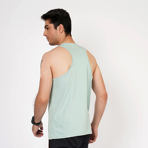 Camiseta sin mangas de alta calidad para hombre, ropa de Fitness de secado rápido, estilo informal de algodón de punto, característica de talla grande - Product Image 5