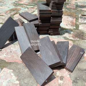 Manche de couteau Dalles en bois d'ébène Bois de qualité supérieure pour poignées de couteau personnalisées et divers projets de menuiserie - Product Image 5