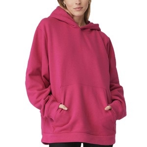 Sweat à capuche personnalisé brodé en blocs de couleurs Streetwear Pull en polaire de sport de haute qualité 100% coton Sweat à capuche surdimensionné pour femmes - Product Image 3