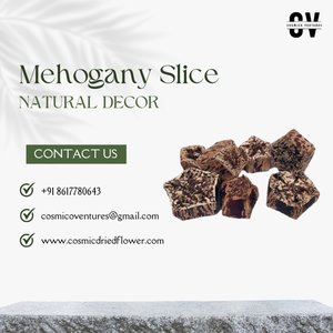 Rodajas de Caoba de Primera Calidad para Manualidades, Decoración de Bodas, Halloween, Hogar y Oficina, Arreglos Florales Secos - Ecológicas - Product Image 3