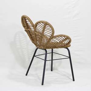 Comhome-Natural Plastic <b>Rattan</b> <b>Daybed</b> with Matching Features and Deep Cushions for Elegant Lounging - Product Image 5