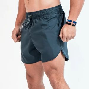 Pantalones cortos de compresión elásticos de secado rápido personalizados para hombre, pantalones deportivos con cintura elástica, pantalones cortos de gimnasio, pantalones cortos de verano para gimnasio para hombre - Product Image 1