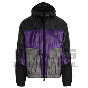 Chaqueta acolchada de manga larga de invierno de alta calidad para hombre con logotipo personalizado impreso, chaqueta acolchada al por mayor - Product Image 1