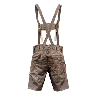 2025 Custom Design <b>Women</b> Bavarian <b>Lederhosen</b> Wholesale Best Supplier Solid Color Men Bavarian Made By sky High international - Product Image 2