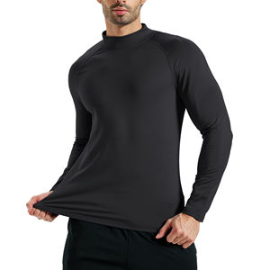 Camiseta de compresión de manga larga de alto rendimiento, capa base premium para entrenamiento, calentamiento, ropa para correr, gimnasio y fitness. - Product Image 3