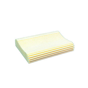 Oreiller ergonomique orthopédique en tissu tricoté doux à rainures de refroidissement 3D, avec noyau en mousse d'huile de palme naturelle, fabricant OEM ODM - Product Image 6