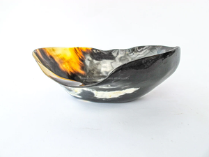 Ensaladera de cuerno de buey de Búfalo, Plato decorativo sostenible de estilo africano, cuenco para servir para hoteles y restaurantes, alojamiento de fiestas FWE - Product Image 5