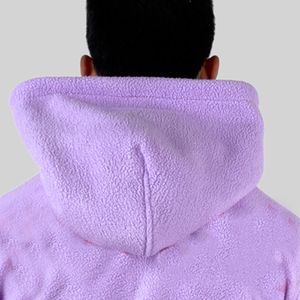 Sudaderas con capucha de lana polar a granel unisex Diseño de impresión 3D de material suave de secado rápido con logotipo bordado para entusiastas del aire libre en invierno - Product Image 3