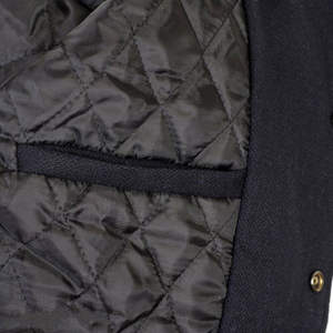 Vente en gros OEM de veste universitaire de baseball à manches en cuir et laine pour collège personnalisée pour hommes nouveauté veste universitaire unisexe d'hiver pour hommes avec boutons - Product Image 5