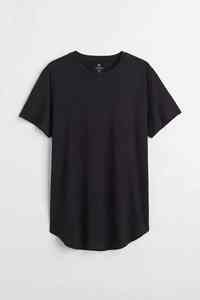 Para el siguiente nivel, camiseta de Jersey de algodón de verano Premium del fabricante para hombre, 100% algodón ajustado, estampado de cuello de Color negro, venta al por mayor - Product Image 4