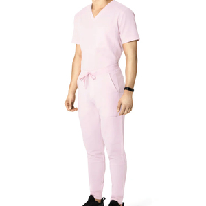 Uniforme de hospital médico para hombres, tops y pantalones elásticos, cómodos profesionales, conjunto de enfermera en todos los colores, tamaño y logotipo - Product Image 3