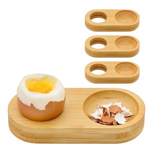 Plateau à oeufs en bois naturel fait à la main ferme porte-oeufs fournisseur OEM Vietnam - Product Image 1