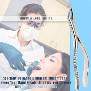 Bán buôn Chất lượng cao thép không gỉ nha khoa nhãn răng khai thác forceps cho rễ thấp hơn CE chứng nhận giá thấp - Product Image 5