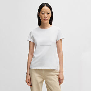 Camiseta de Algodón 100%, Personalizada, de Manga Corta, Proveedor de Ropa Casual Personalizada, Camiseta para Mujer - Product Image 6