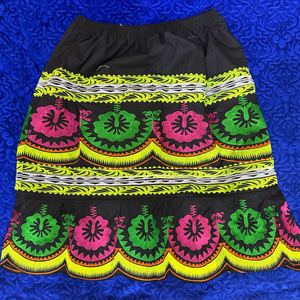 Falda Polinesia Hecha a Mano con Bordado Floral, Estilo Preppy, Estilo Vestido de Gala Micronesia, en Poliéster, para Mujer, 2026 - Product Image 1