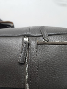 100% Original Genuine Leather School <b>Backpack</b> with Laptop Compartment Very Good Quality Unisex Bag-Pack <b>Strap</b> Carrying System - Product Image 2