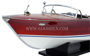 El fabricante de Gia Nhien aprueba el diseño personalizado MOQ bajo RIVA CORSARO DE MADERA-PERLA BLANCA PINTADA-BARCO DE MADERA - Product Image 2