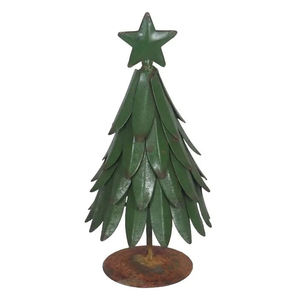 Métal galvanisé Fer vert Ornement suspendu pour arbre de Noël Étanche Taille personnalisée Vente en gros d'usine - Product Image 1