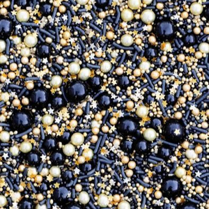 Chất Lượng Cao Cao Cấp Nướng Trang Trí Cho Ăn Được Đen Vàng Sprinkles Rắn Ưa Thích Lớp Trên Trên Bàn Trang Trí Cho Bánh Túi Bao Bì Sweetapolita - Product Image 2