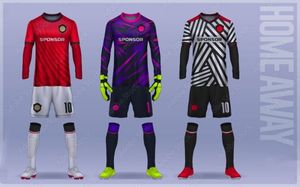 2023 nouveauté uniforme de football personnalisé ensemble en gros qualité thaïlandaise hommes et femmes maillot enfants chemise automne saison dernière conception - Product Image 4