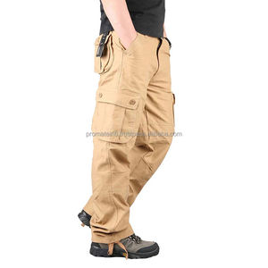2023 printemps hommes Cargo pantalon personnalisé surdimensionné hommes pantalon décontracté coton multi-poches personnalisé Cargo pantalon - Product Image 6
