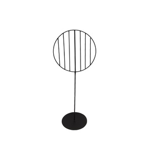 Artículo decorativo de Metal de hierro de Color negro de forma redonda para la decoración de la sala de estar del hogar hecho a mano personalizado a granel - Product Image 5