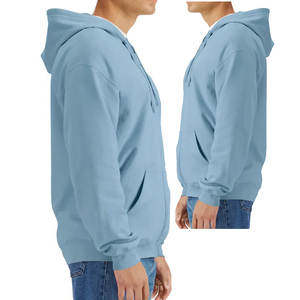 OEM Venta al por mayor Streetwear de los hombres de cremallera completa de alta calidad de poliéster de algodón de gran tamaño sudaderas con capucha - Product Image 6