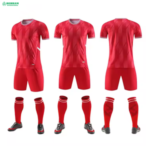 Camiseta de Fútbol 100% Poliéster de Alta Calidad, Secado Rápido, Tela Sublimada, Uniforme Transpirable, Conjunto Completo para Verano e Invierno Behram - Product Image 6