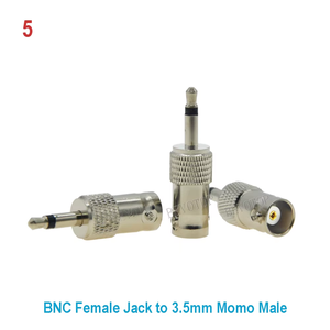 BNC-RCA/바나나/3.5mm/BNC 남성/여성 커넥터 (AV TV 비디오 오디오 Wifi 안테나용) 바나나-J - BNC-K RF 동축 어댑터 - Product Image 6