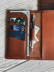 Amoureux de voyage porte-chéquier couverture de chéquier personnalisée pour les femmes portefeuille personnalisé en cuir LCR-0047B personnalisé - Product Image 5