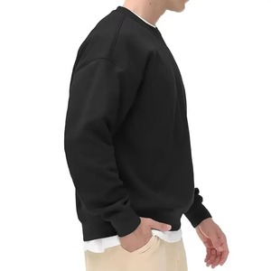 Vente en gros de sweat-shirt pour hommes de qualité supérieure 100% coton style épaules tombantes respirant et élégant pour la saison d'automne - Product Image 3