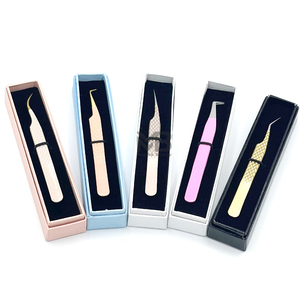 Stainless Non-Magnetic <b>Eyelash</b> Extension <b>Tweezers</b> Latest Design Top Quality <b>Eyelash</b> <b>Tweezers</b> by MAGMA BEAUTY - Product Image 1