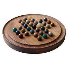 Handmade Classic <b>Wooden</b> <b>Solitaire</b> <b>Game</b> for All Seasons for Children's Play in Summer Winter Autumn Spring - Product Image 5