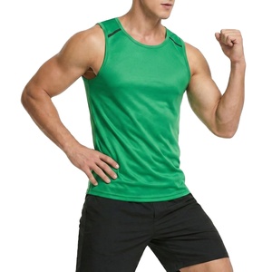 Bespoke Wholesale Custom Own Brand All Season Men's Tank <b>Tops</b> Gym Workout Sports Fitness Soft Spandex Polyester Tank <b>Tops</b> - Product Image 1