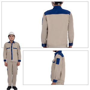Conjunto de ropa de trabajo personalizable: uniformes transpirables e impermeables para la industria de la soldadura, uniforme DHL de talla grande - Product Image 1