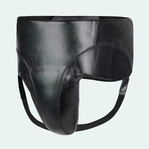 Protector Inguinal de Boxeo de Calidad Superior, Protector Inguinal Profesional de Cuero PU para Entrenamiento de MMA, Protector Inguinal Ganador - Product Image 1