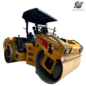 Rodillo Compactador Usado Sany STR130C-8, 13 Toneladas de Peso Operativo, Compactador Vibratorio de Doble Tambor, Original de China, Compactador para Construcción Media - Product Image 1