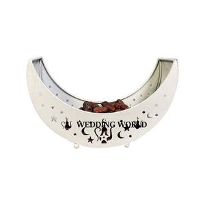 ถาดช็อคโกแลตโลหะสีขาวเคลือบผงสีขาวถาดช็อคโกแลตที่ทำด้วยมือสไตล์คลาสสิก - Product Image 1