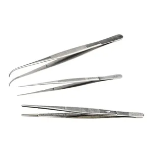 Manual Steel Forceps Surgical Holding Instrument <b>Nonlocking</b> Precision Grasper - Product Image 1