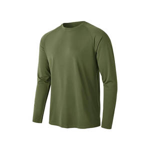 Camiseta de Manga Corta para Hombre, Estilo Básico, Color Sólido, Cuello Redondo - Product Image 2