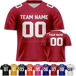 Jersey de fútbol americano cosido personalizado de la ciudad de Atlanta para hombre, uniforme de equipo al por mayor, diseño de malla transpirable sublimada - Product Image 2