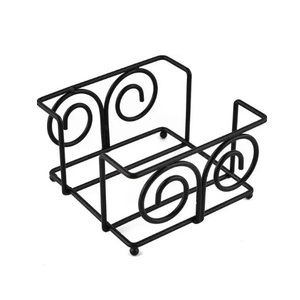 Support de boîte à mouchoirs décoratif de haute qualité pour Table porte-serviettes décoratif en fil métallique plaqué or pour bureau de Restaurant d'hôtel - Product Image 2