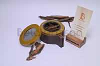 Brûleur d'encens et diffuseur d'arômes électrique Oud Bakhoor USB portable en bois et résine pour l'été, directement de l'usine, faible MOQ, Bela Artisan