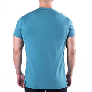 Microfibra nueva venta al por mayor en blanco orgánico 100 algodón camiseta para hombres y mujeres de alta calidad cuello redondo personalizado camiseta OEM servicio - Product Image 3