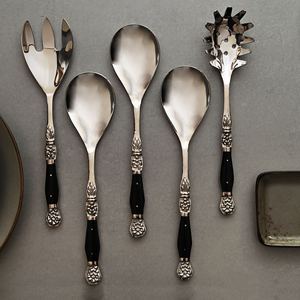 Juego de Cubiertos de diseño premium Alta demanda Cubiertos de acero inoxidable Utensilios de metal pulido con espejo Cocina 2025 al precio más bajo - Product Image 3