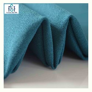 Hebei Hanlin Soft <b>Stretch</b> Woven Como Crepe Plain Crinkle Plain Dyed Korean Moss Crepe Fabric for Malaysia - Product Image 3